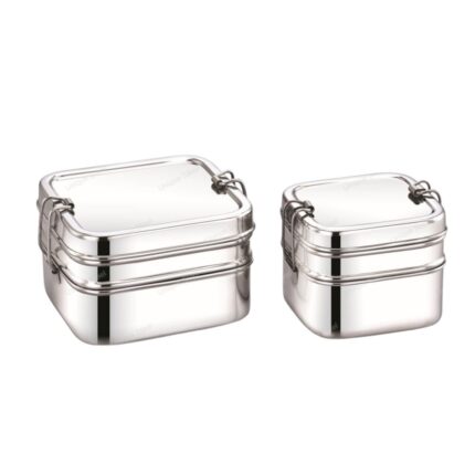 Two Tier Stainless Steel Container